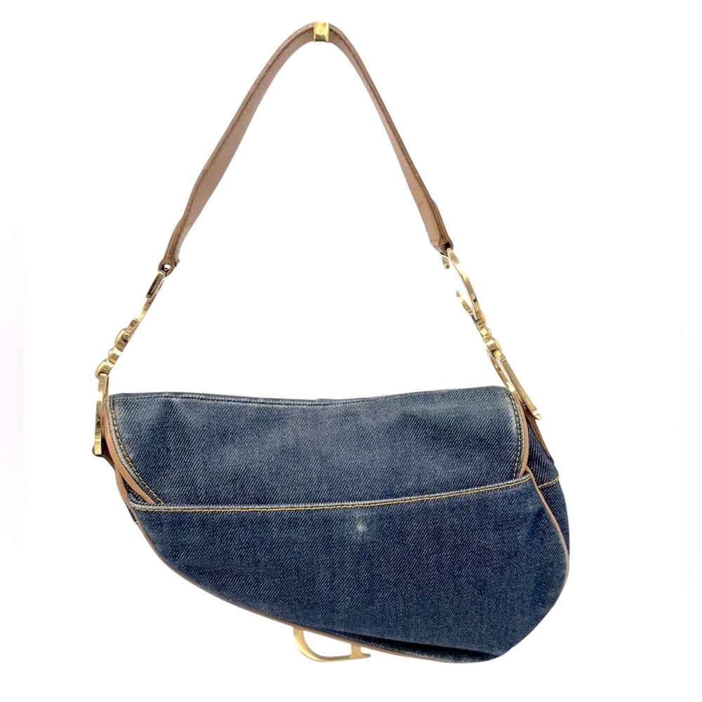 ❌SOLD❌ Christian Dior Denim Saddle Bag - Picture 2 of 3